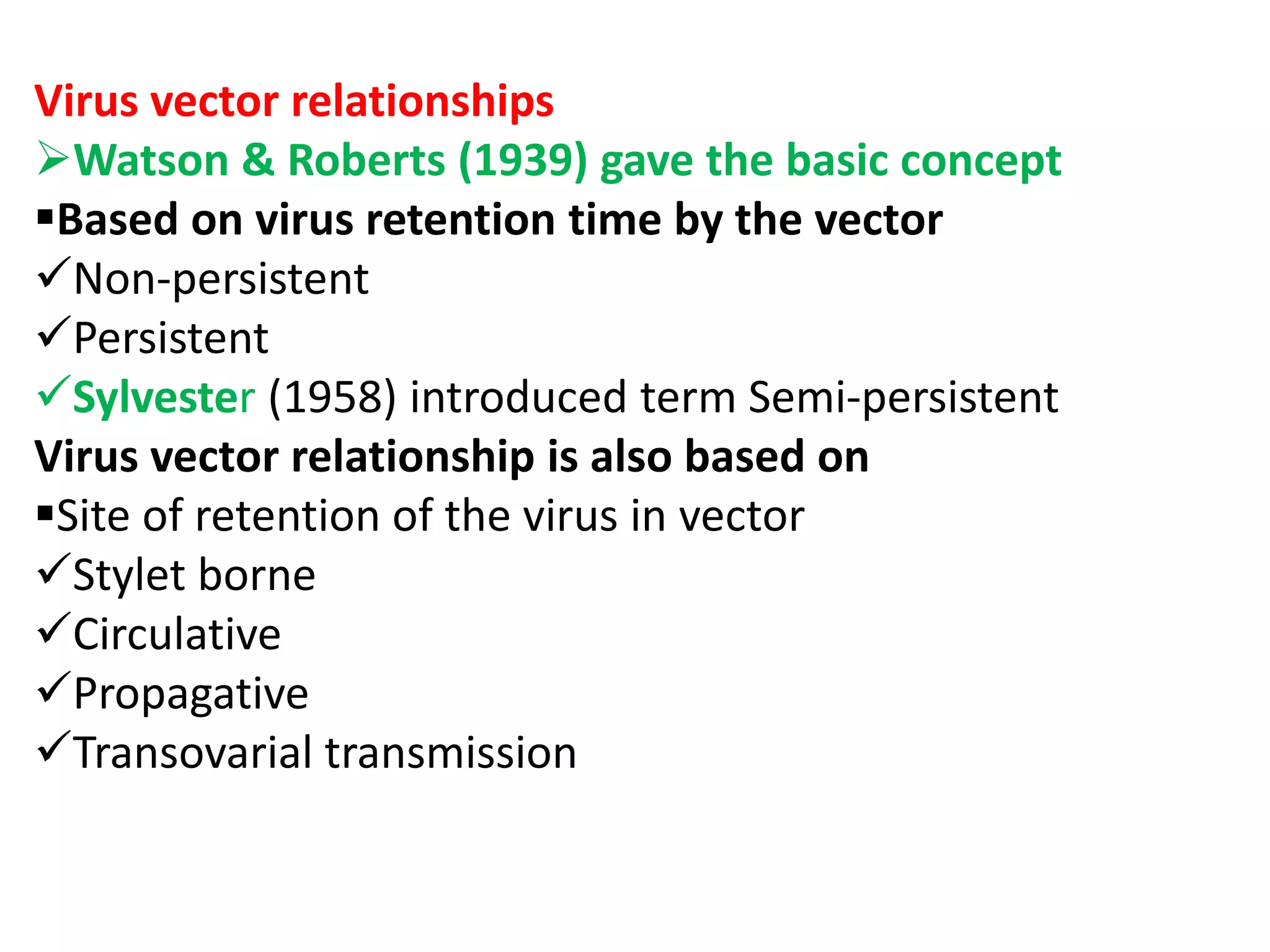 Transmission of plant virus | PPTX