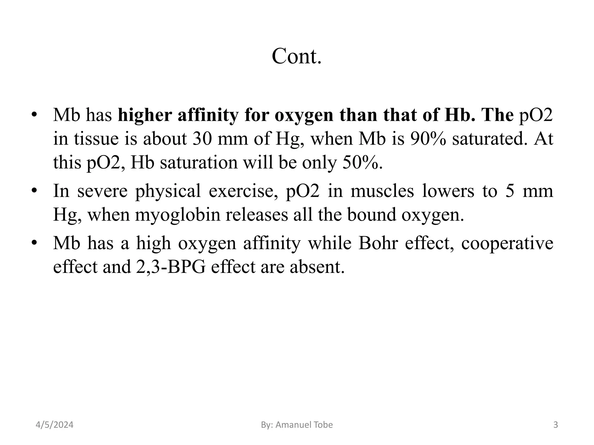 Hemoglobin and myoglobin are two important proteins involved in 