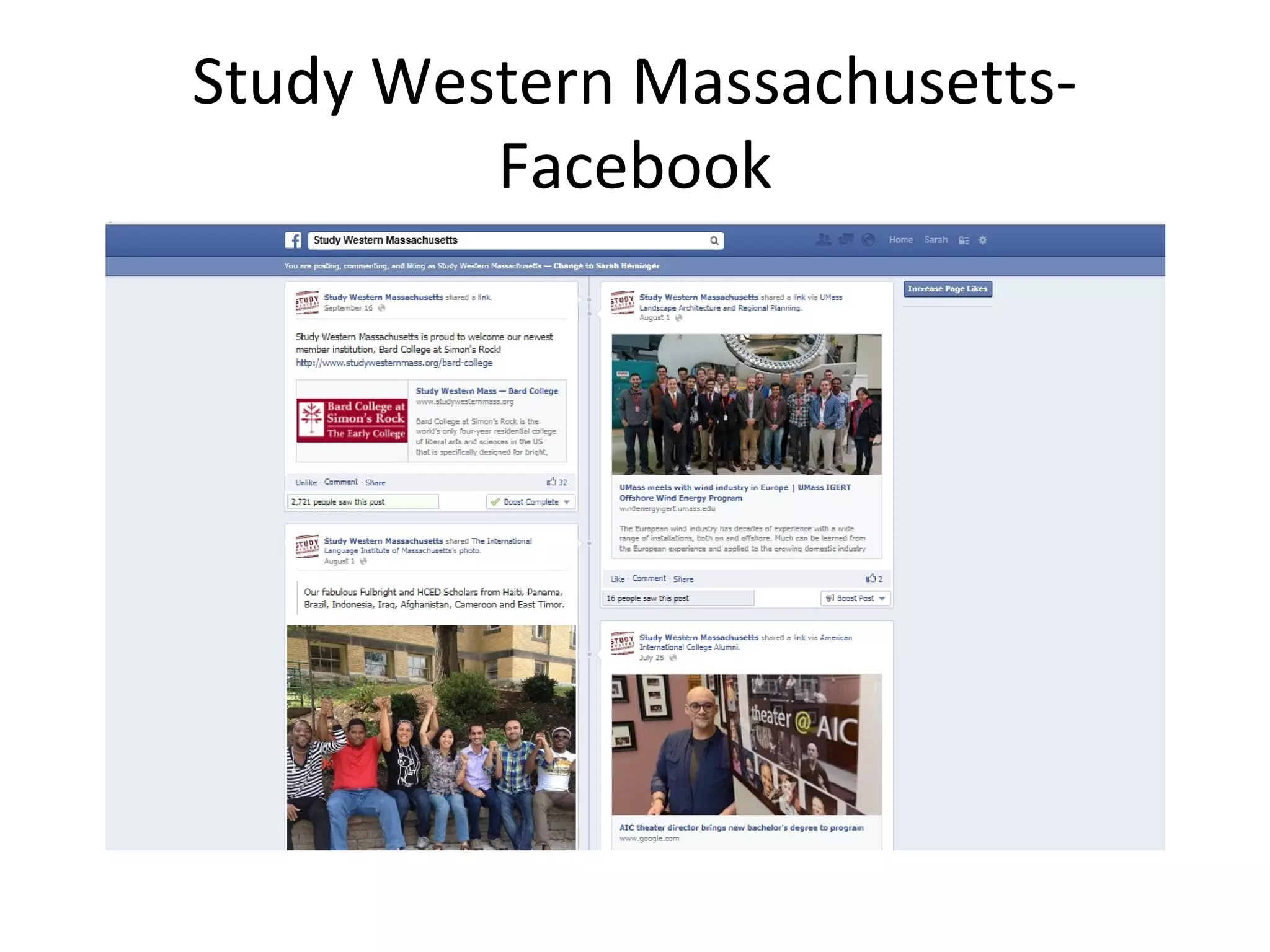 Study Western MassachusettsFacebook

 