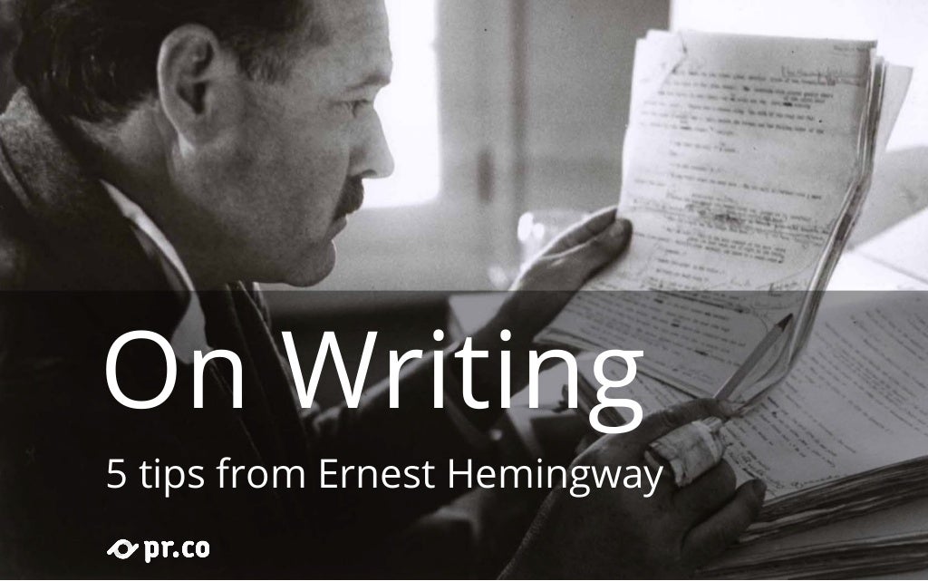 Ernest hemingway essay image