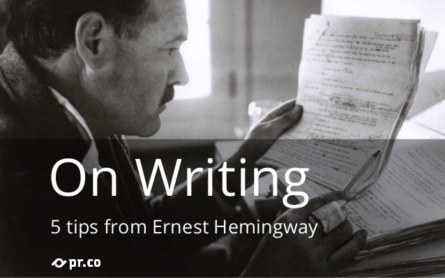 Ernest hemingway essay