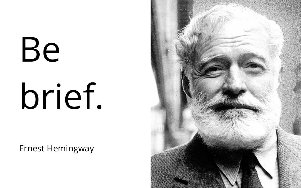 5 Writing tips by Ernest Hemingway