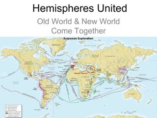 Hemispheres United
Old World & New World
Come Together
 