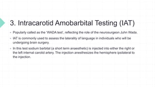Wada Injection Hemispheric Specialization.pptx