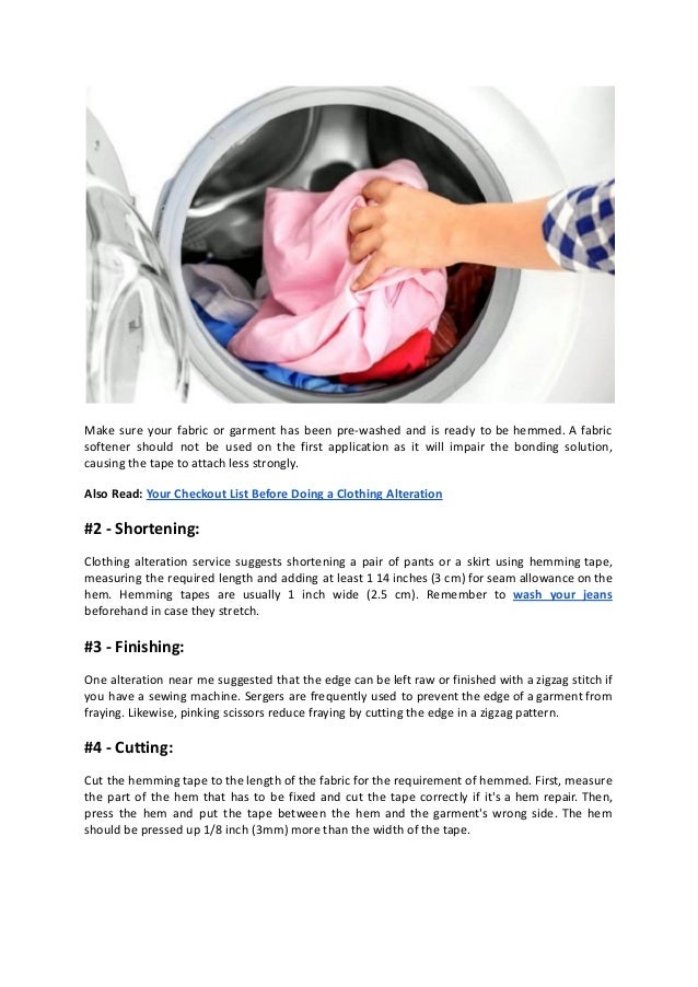 Hemming Tape Guide Know How To Use Wonder bing