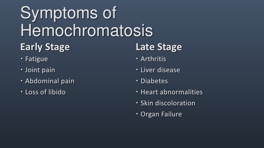 Hemochromatosis