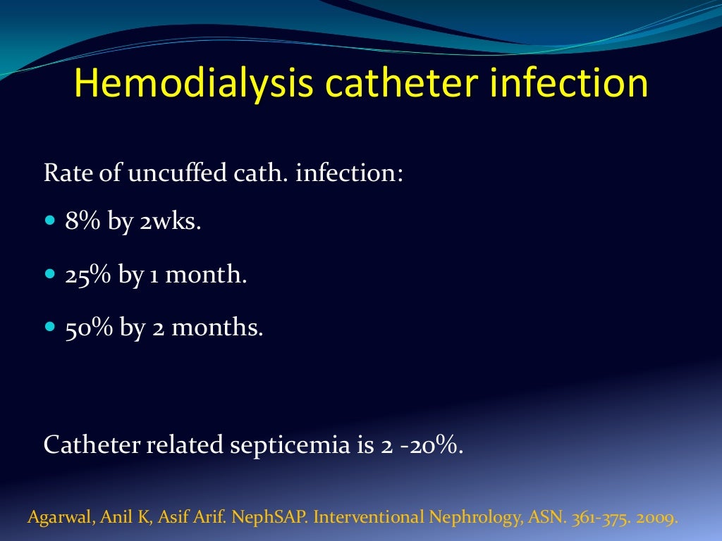 Hemodialysis vascular catheters review