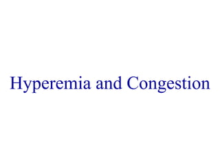 Hyperemia and Congestion

 