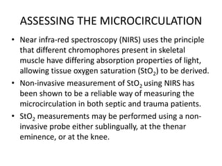 Spectometry Measuring Sto2 Hemodynamic monitoring | PPTX
