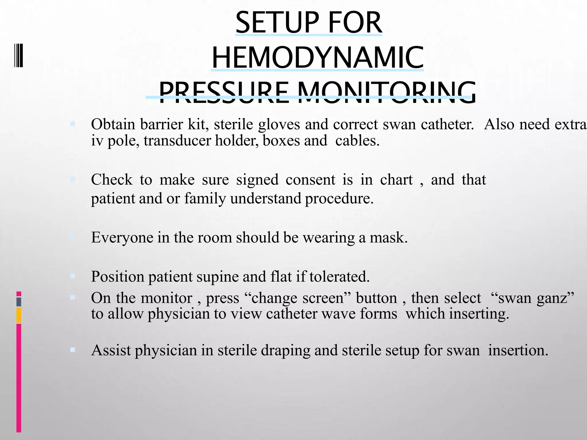 Hemodynamic monitoring