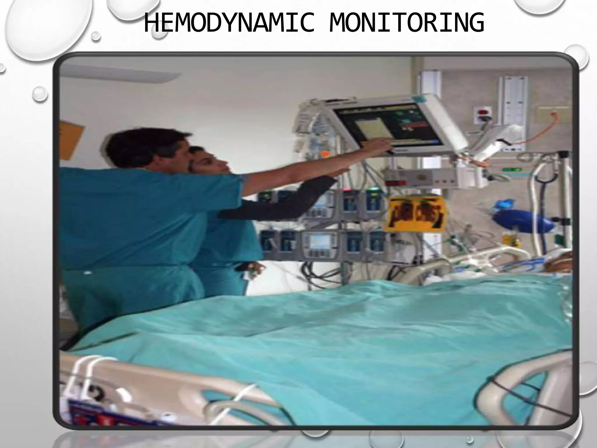 Hemodynamic monitoring