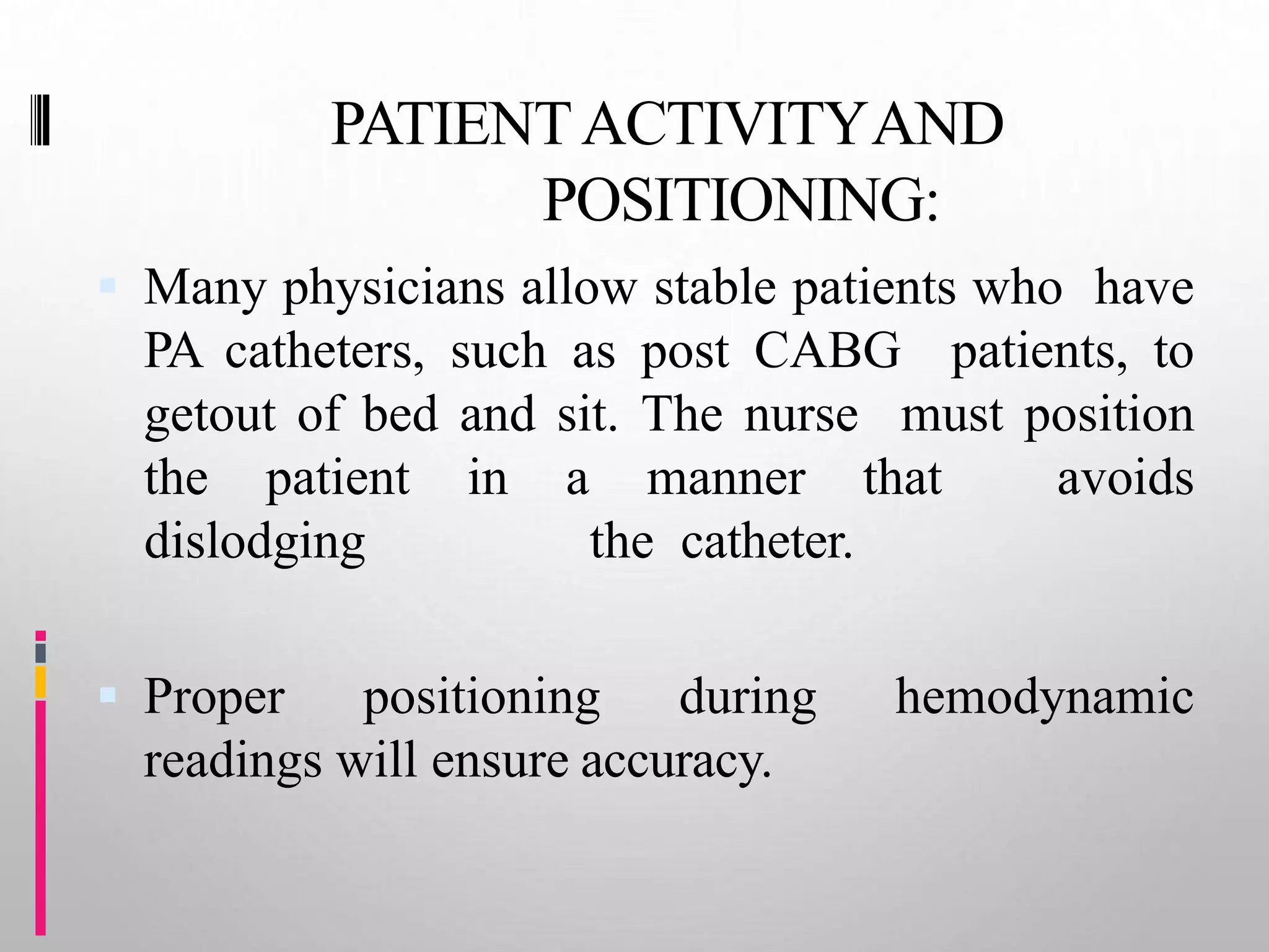 Hemodynamic monitoring