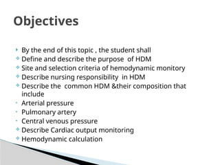 Health Sciences Hemodynamic monitoring.pptx