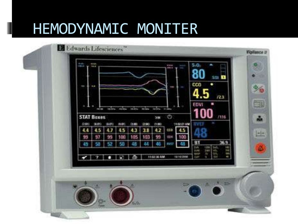 Hemodynamic monitoring ppt