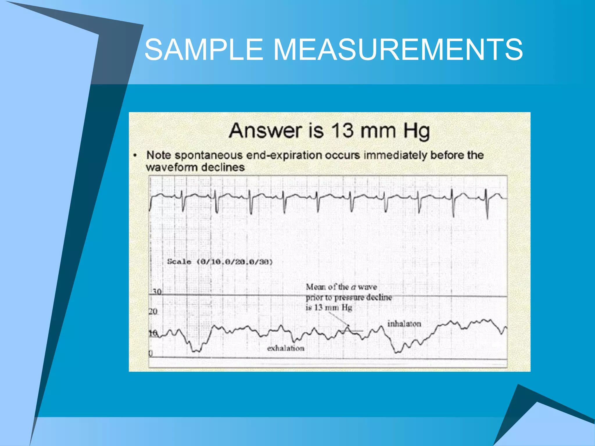 SAMPLE MEASUREMENTS 