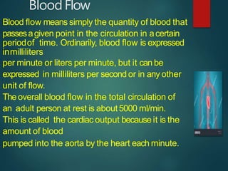 Hemodynamics over view of circulation | PPT