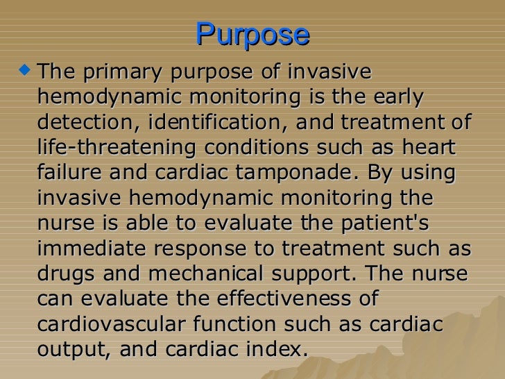 hemodynamics for dummies