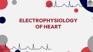 ELECTROPHYSIOLOGY
OF HEART
 