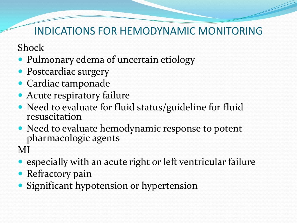 Hemodynamics presentation