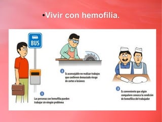 Vivir con hemofilia.
●
 