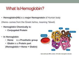 Chemistry and function of Hemoglobin | PPTX