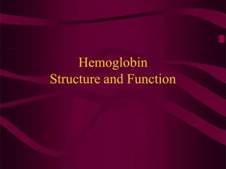 Hemoglobin
Structure and Function
 