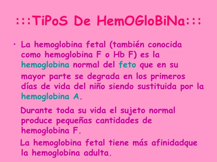 Hemoglobina Hemoglobina
