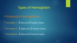 Comprehensive Overview of Hemoglobin: Structure, Types, Disorders, and ...