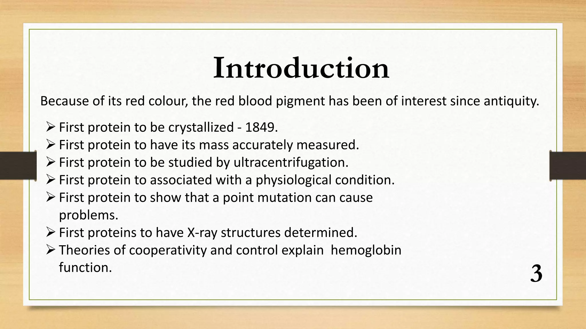 Hemoglobin and myoglobin(new) | PPTX