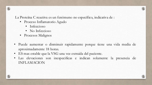Proteina c reactiva valores normales pdf