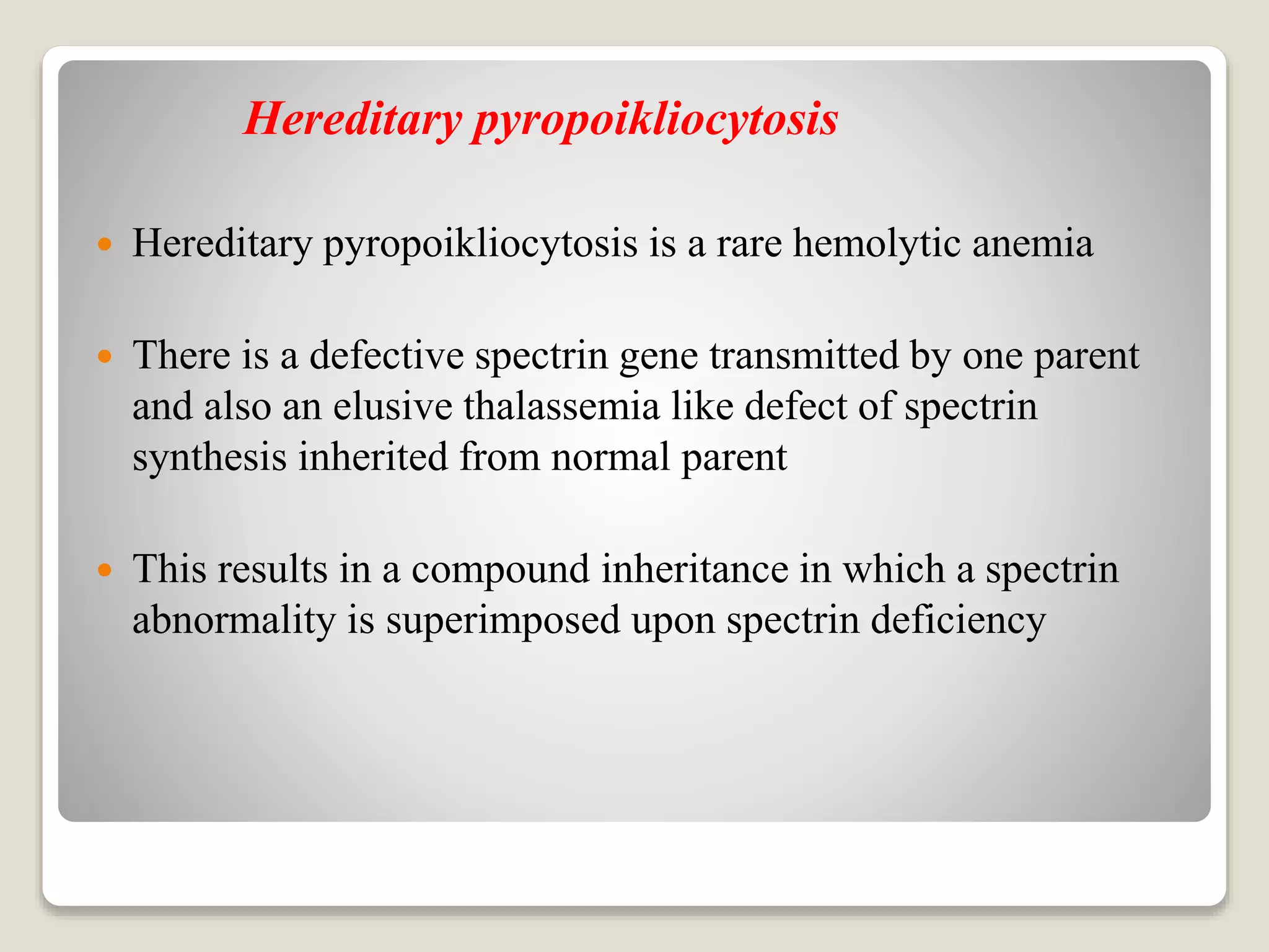 Hemolyic Anemia ppt | PPTX