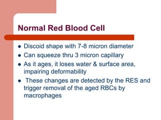 hemolytic anemia in Children including sickle cell | PPT