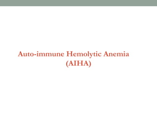 Hemolytic anemia | PPT