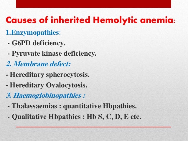 Hemolytic Anemia