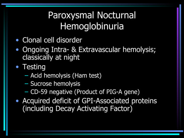 Hemolytic Anemia Ppt Presentation
