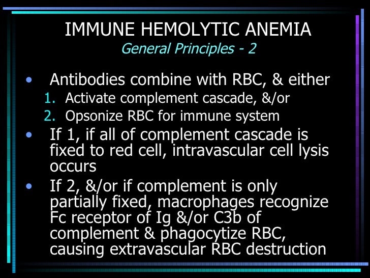 Hemolytic Anemia Ppt Presentation