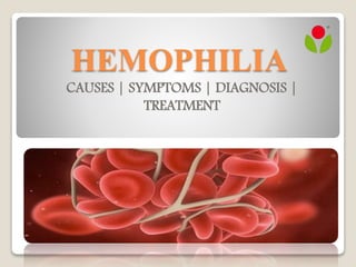 HEMOPHILIA
CAUSES | SYMPTOMS | DIAGNOSIS |
TREATMENT
 