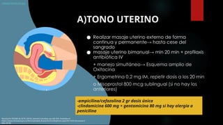 Diapform Hemorragia post parto. Concepto y manejo | PPTX