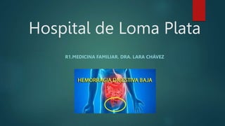 Hospital de Loma Plata
R1.MEDICINA FAMILIAR. DRA. LARA CHÁVEZ
 