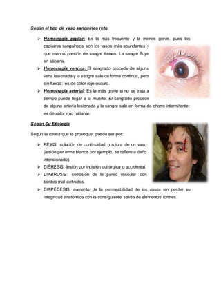 Hemorragias | DOCX