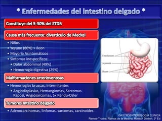 * Enfermedades del intestino delgado *GASTROENTEROLOGÍA CLÍNICARemes-Troche, Ramos de la Medina, RoeschDietlen; 2ª Ed