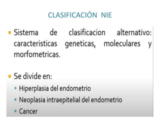 CLASIFICACIÓN NIE
 