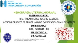 Comprehensive Overview of Abnormal Uterine Bleeding: Causes, Diagnosis ...
