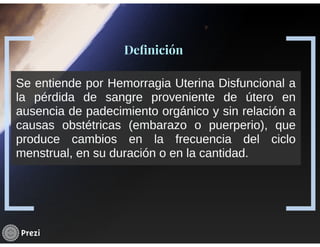 Hemorragia uterina disfuncional