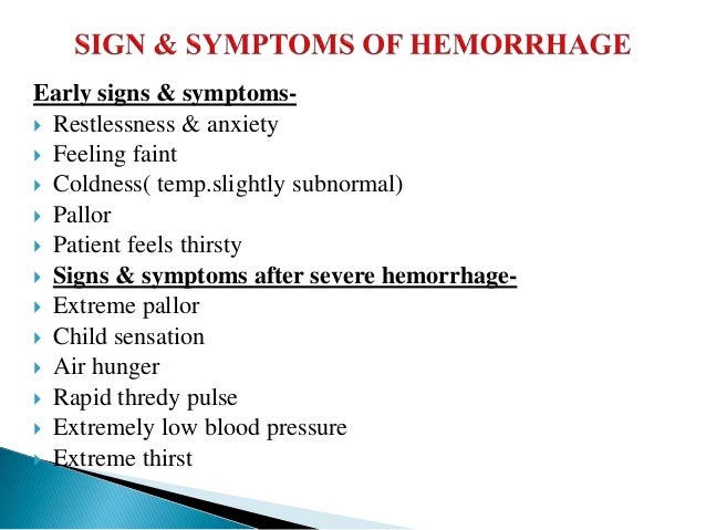 HEMORRHAGE SIGNS CAUSES AND MORE visual data 4