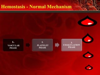Hemostasis - Normal Mechanism
 