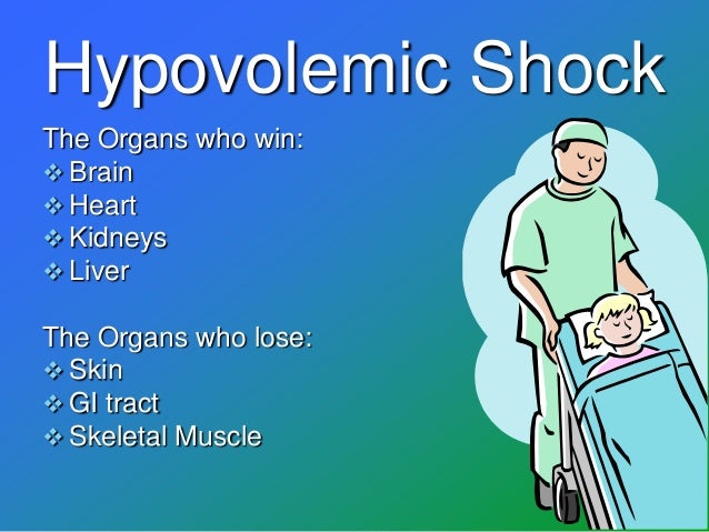 Hemorrhagic shock diagram of cardiac output 