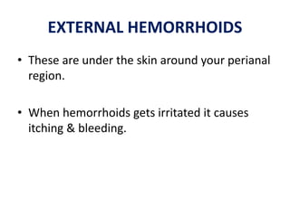 Hemorrhoids | PPTX