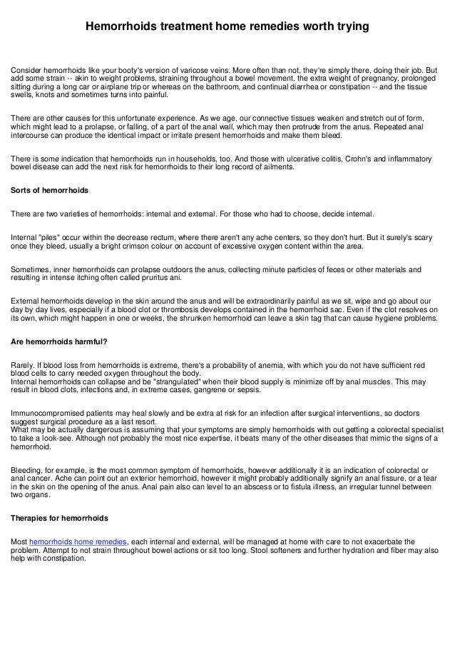 How to get rid of piles fast