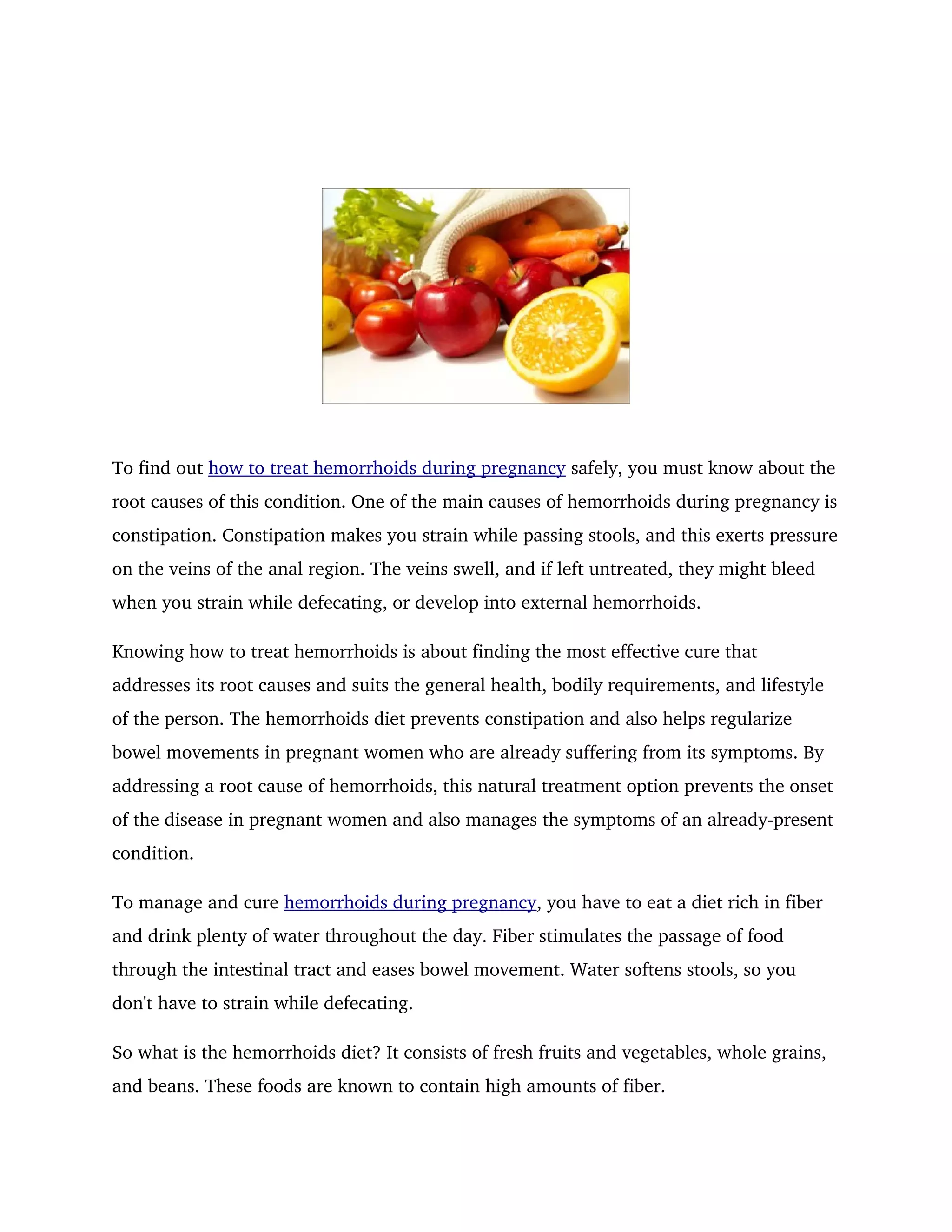 Hemorrhoids diet PDF